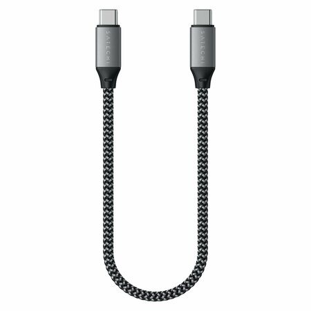 SATECHI Usb C To Usb C Cable 10in, Space Gray ST-TCC10M